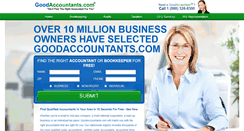 Desktop Screenshot of goodaccountants.com